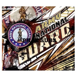 Unbranded 20oz Sublimation Tumbler Wrap National Guard Ready To Press Heat Transfer