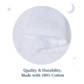 Cosy House Collection 6-Pack Kitchen Flour Sack Towels - 27" x 27" Reusable Dish Towels - Multi-Purpose, Versatile, & Absorbent - 100% Cotton