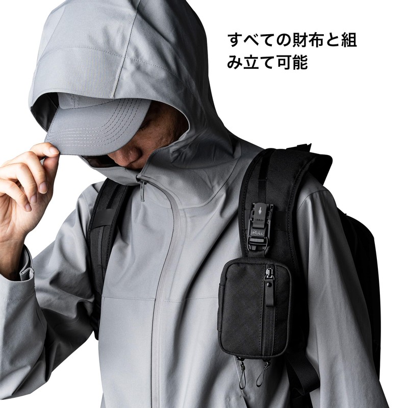 ALPAKA HUB Tactical Clip, Everyday Carry Clip, Accessory, Lockable Tape