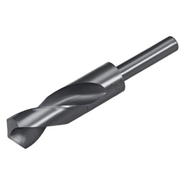25mm Reduced Shank Drill Bit,½” Reduced Shank High Speed Steel Twist Drill Bit,High Speed Steel HSS 9341 Black Oxide with 1/2 Inch Straight Shank (1 Pcs)