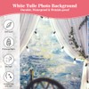 THATSRAD Pelmet Freehand Decoration Chiffon Curtain Wedding 70 x 550