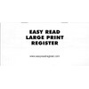 10 Pack Large Print Low Vision, Made in The USA,