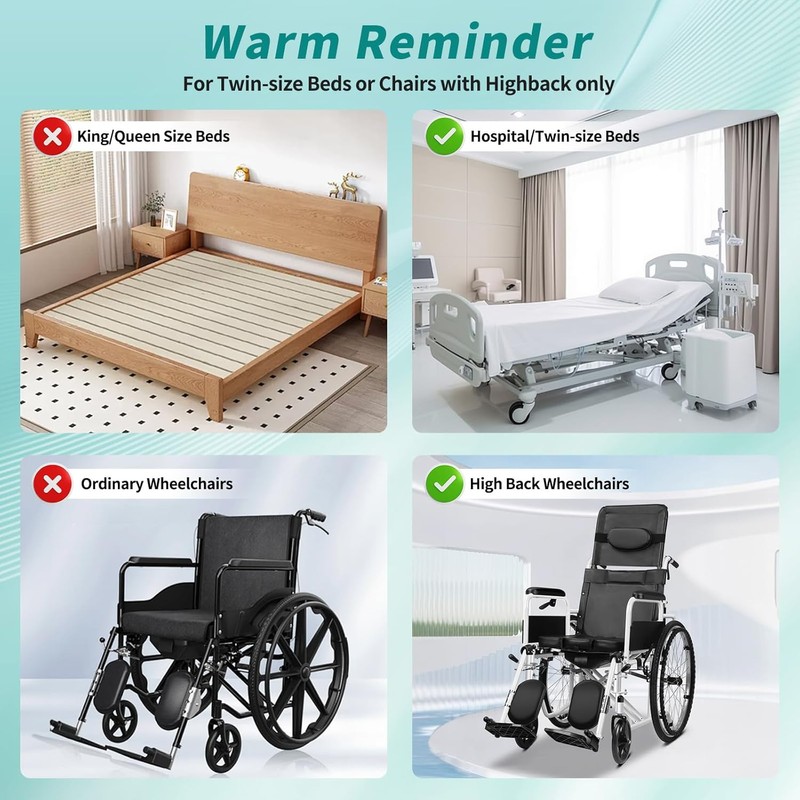 Neck Stabilizer Head Positioning Pillow for Bedridden Patients and Elderly