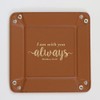 BELLA BUSTA-I am with You Always (Matthew 28:20)-Engraved Leather Valet