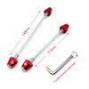 ONIPAX Anti-Theft Bike Locking Skewer Set with 7-Lobe Key Fixed-Spring