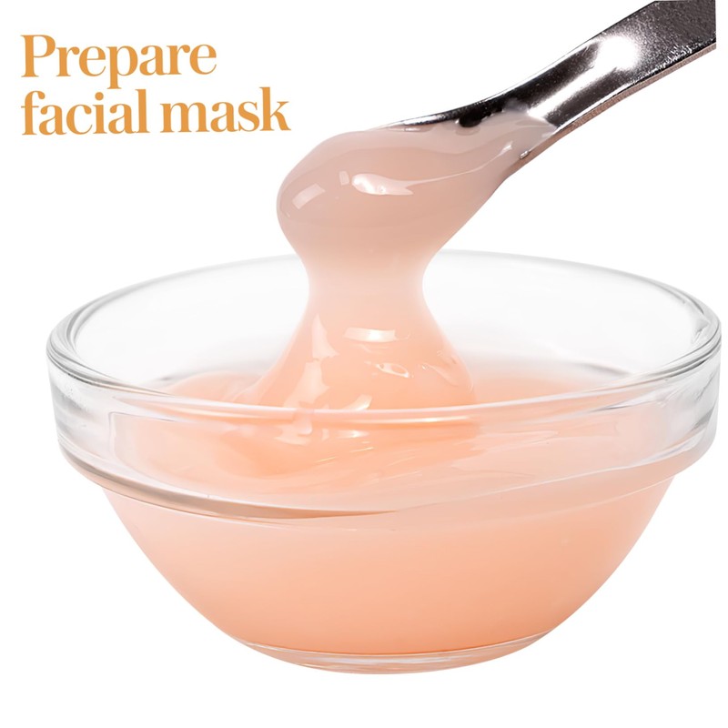 Ipetboom 10PCS Transparent Glass Facial Mask Mixing Bowls DIY Modulating