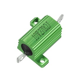 sourcing map Aluminum Housing Resistor 10W 270 Ohm Green Wire for Rod 10W270RJ