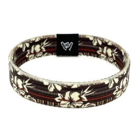 Hang Loose Bands - Coastal Surfer Beach Bracelet for Men, Women & Teens - Comfy Summer - Boho Reversible Wristband- The Santiago | Medium: 7.5" length (for large wrists)