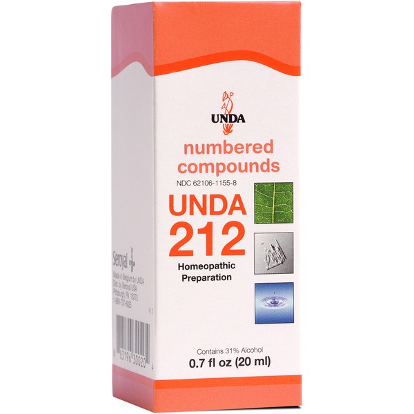 UNDA 212 Numbered Compounds | Homeopathic Preparation | 0.7 fl. oz.