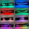 DenilantEC Devil Eyes LED Light for Car, 23x5 Inches Flexible