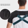 Double Shoulder Support Brace Adjustable Sweat Wicking Prevent Injuries Shoulder