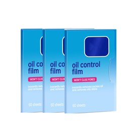 3 Packs Oil Blotting Papers for Face (180 Sheets) - Oil Absorbing Blotting Sheets for Oily Skin, Makeup-Friendly & Portable Oil Wipes