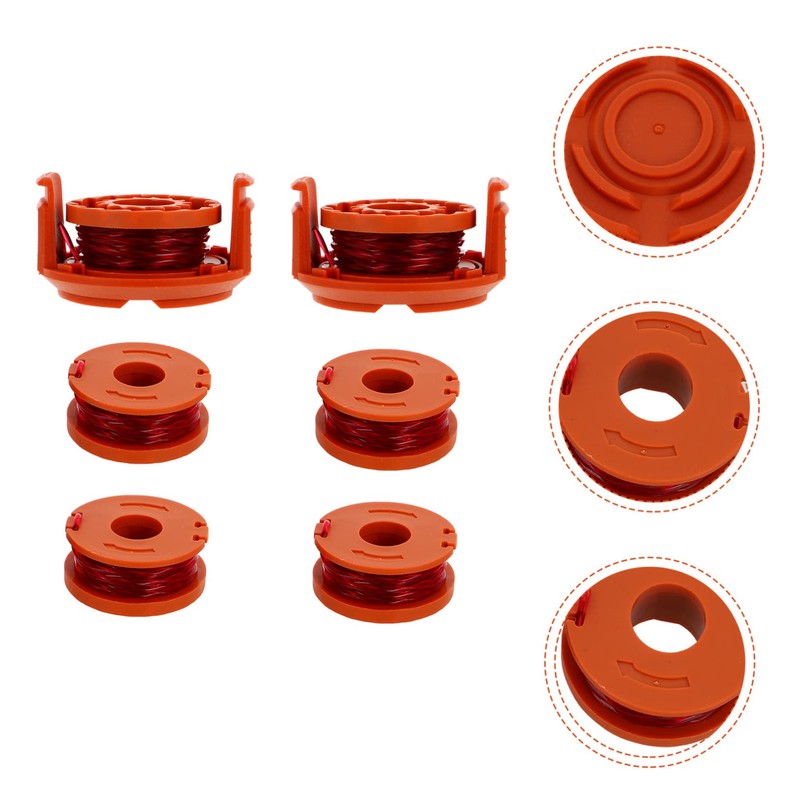 Mipcase 3 Sets Mowing Trimmer Rope Durable Replacement Line for