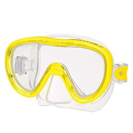 TUSA M-111 Mini Kleio II Scuba Diving Mask, Flash Yellow