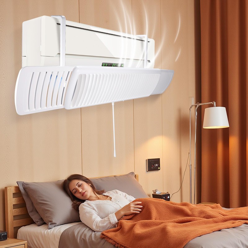 YANWEI Air Conditioner Deflector,Adjustable Retractable Blinds Suitable for Mini split
