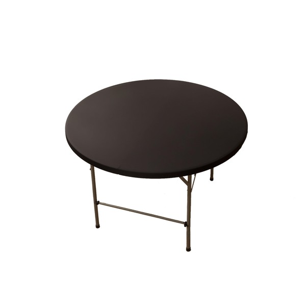 Viiamacki Round Spandex 60 Inch Fitted Tablecloth, Elastic Picnic Folding