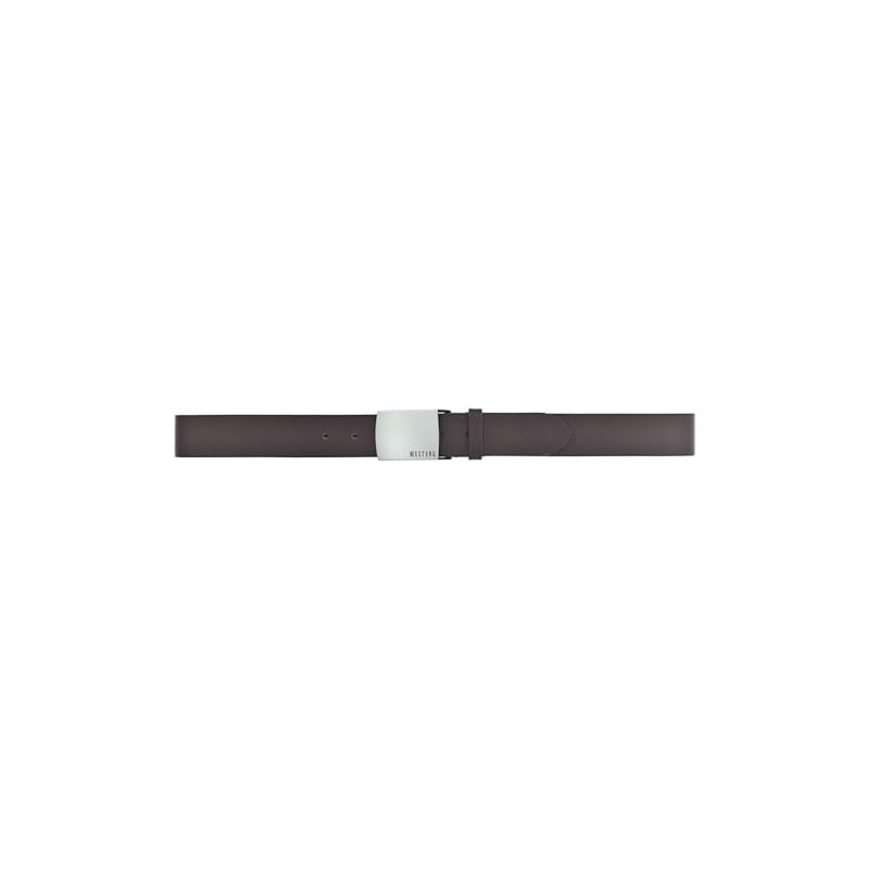 MUSTANG MG2102L15 Men's Leather Belt 40 mm Belt Width Brown