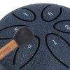 Tongue Drum 3inch 6 Tone Steel with 1pcs Drumstick Mini