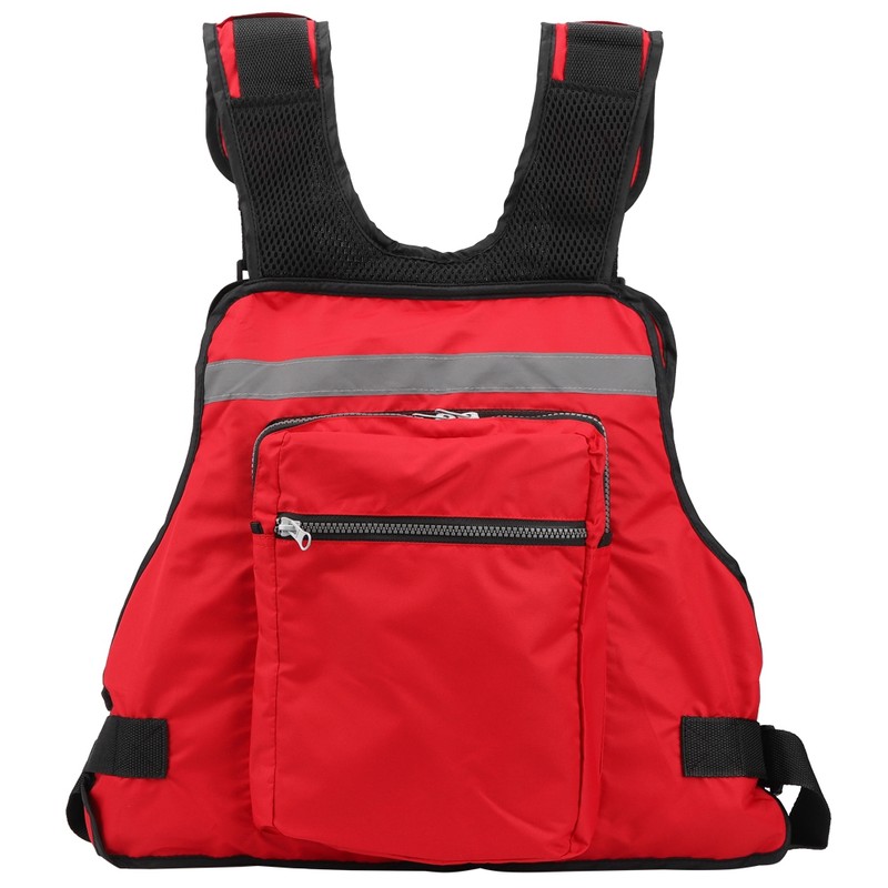 Portable Adult Floating Vest Fishing Waistcoat Multi Pocket Life Jacket