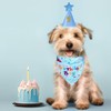 Yicostar Dog Birthday Party Supplies, Dog Birthday Bandana Set, Dog
