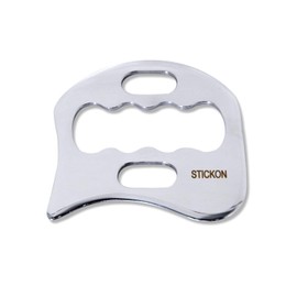 Tansozer Gua Sha Scraper Stainless Steel Medical Grade Massage Tool Scraping Massage Tool Fascia Style e