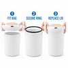 10L Automatic Motion Sensor Trash Can with Lid and Pressure