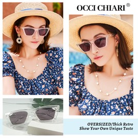OCCI CHIARI Bifocal Sunglasses Reading Glasses Women Wide Sunglass Readers 1.0 UV Protection Outdoor 1.0 1.5 2.0 2.5 3.0 3.5