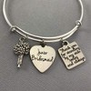 Junior Bridesmaid Jewelry Adjustable Bridal Party Bracelet