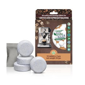 EVERLYGREEN Coffee Machine Cleaning Tablets – Universal Descaler for Keurig, Breville, Nespresso – Organic, Chlorine-Free – 10 Pack