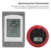 Wireless Swimming Pool Thermometer Solar Powered Floating Water Thermometer with