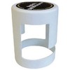 Cowboy Color Plastic Pole Cap, Chain Lock, White, CP-04CL