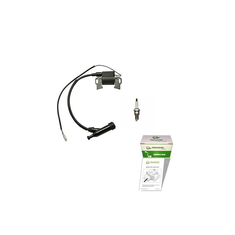 ZhongfaTec Ignition Coil + Spark Plug Replacement for Champion Power
