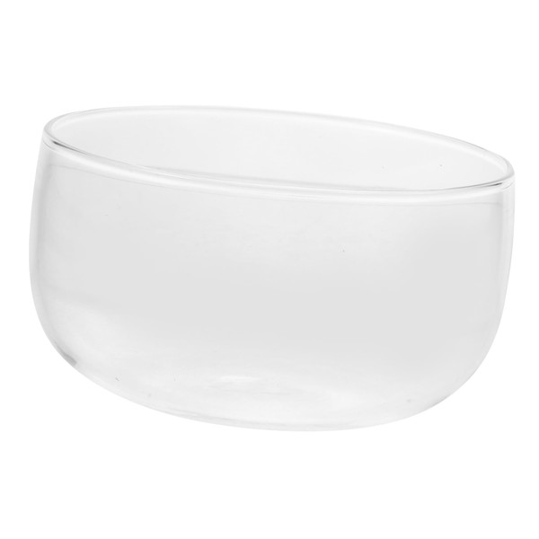 KICHOUSE Borosilicate Serving Bowl Double Wall Salad Bowl Reusable Trifle