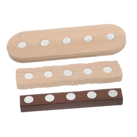 Healeved 3pcs Nail Base Nail Painting Stand Fake Nail Stand Nail Stand for Painting Nails Press on Nail Holder Fake Nail Holder Nail Display Stand Nail Practice Stand Nail Tip Holder Wood