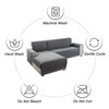 Genina Sectional Couch Covers for Dogs L Shaped Sofa Covers