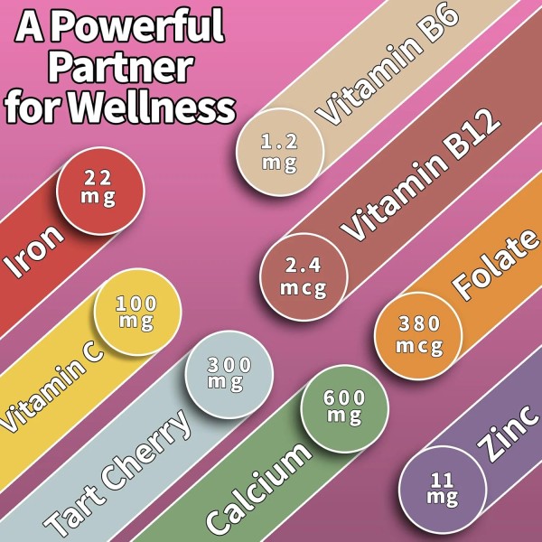 Does not apply Tart Cherry Iron Supplement for Women &