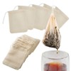 Tea Filter Bags, 50 Pack Housim Reusable Cotton Tea Bags