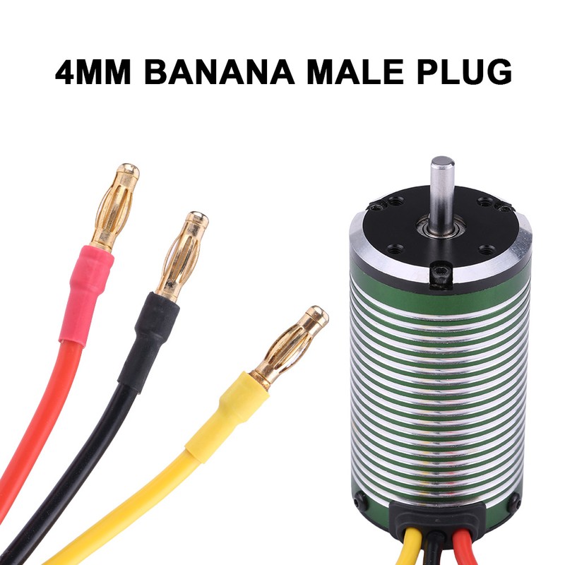 1pc 3665 3600KV 4500KV 4 Poles Motor RC Part for