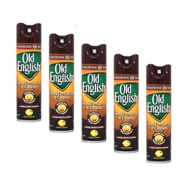 Old English Furniture Polish Spray, Lemon 12.50 oz (Pack of 5)