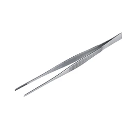 Hozan PP-140 Tweezers, Total Length 11.8 inches (300 mm), Long Tweezers, Anti-Slip Knurled, Straight Type, Aquatic Plants, Aquarium, Terrarium,