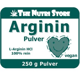 Arginine HCl 100% Pure Powder 250 g Vegan