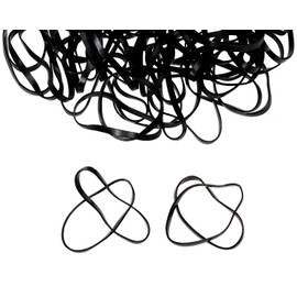 Shapenty 500PCS Mini Elastic Hair Ties Stretchy Rubber Braiding Bands Holder Bulk for Wedding Hairstyle and Toddlers Kids Baby Girls Ponytail Accessories Hair Stylist Gift Craft Project (Black)