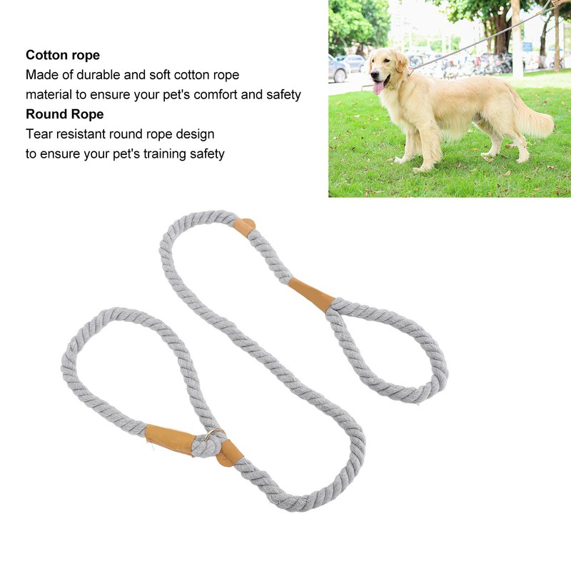 Dog Training Leash Tear Resistant Elastic Adjustable Cotton Rope Dog