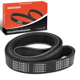 Frankberg 1x Serpentine Belt Diesel/Petrol Compatible with Golf III 1H1 Golf III Cabriolet 1E7 Golf III Variant 1H5 Golf IV Cabriolet 1E7 Polo Classic 6V2 Replace# 036145933AC