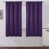 LEMOMO Purple Blackout Curtains/42 x 63 Inch/Set of 2 Panels