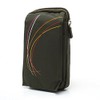 DFV mobile® Multi-Functional Vertical Stripes Pouch Bag Case Zipper Closing
