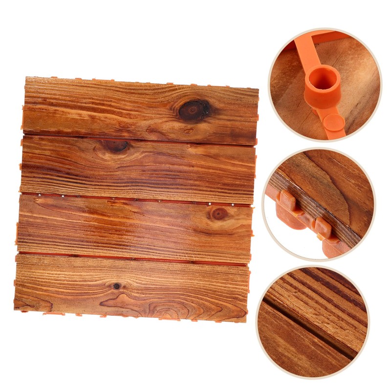 Gadpiparty Interlocking Outdoor Flooring Tile Patio Deck Tile for Garden
