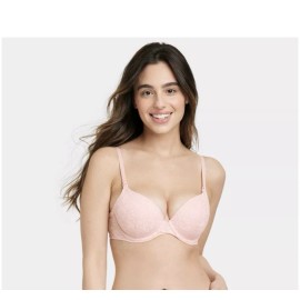 Target NewAuden Women's Size 36D Lightly Lined Full Coverage Nursing T-Shirt Bra - Pink