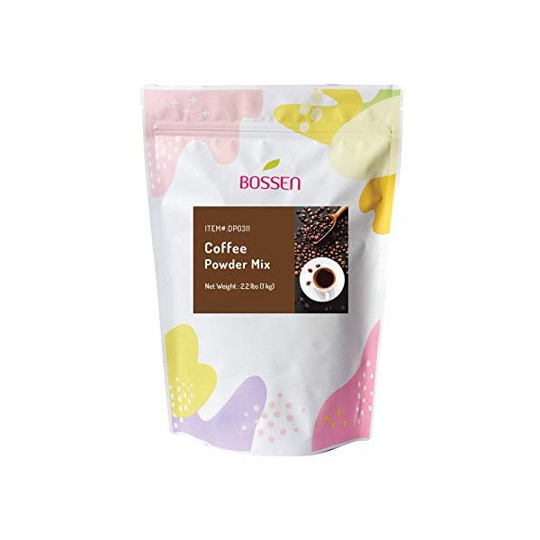 Bossen Bubble Tea Powder Mix - Coffee- 2.2 Pound