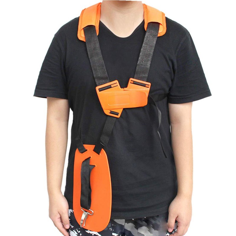 iPobie Double Shoulder Strap Carry Strap for Brush Cutter Grass